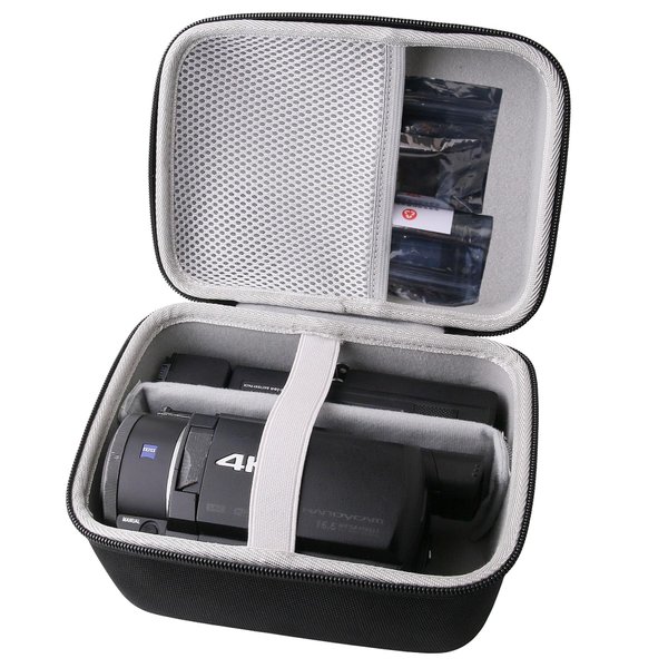 JINMEI Hard EVA Carrying Case Compatible with kimire/SEREE/kicteck Video Camera Full HD 1080P Camcorder and More Panasonic/SONY/Canon Camcorder Accessories package case。 (big)