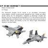 Apostrophe Games 5 Military Building Block Sets (728 Pieces) F/A-18 Hornet, F-14 Tomcat Fighter Jet, AH-64 Apache Helicopter, M2 Bradley Tank, and Humvee Avenger