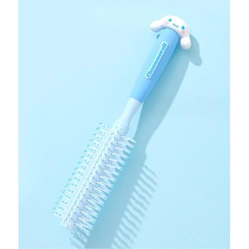 Generic (1 Count) Cute Figure Round Hair Brush, Roller Brush (Skyblue)