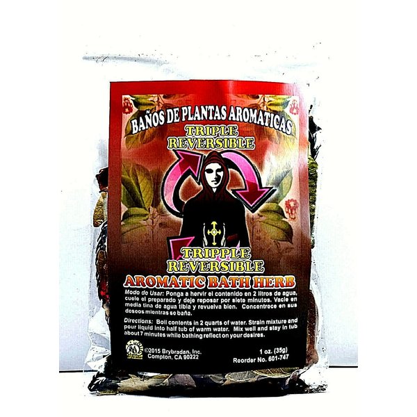 1 PC Aromatic Soothing Herbal Bath Reversible BANO DE PLANTAS AROMATICAS - Made in USA - 1 OZ