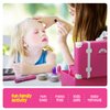 Kids Makeup Kit for Girls - 43 Pcs Real Make Up Set, Toys Gift Ideas for Little Girl Ages 6-8 Years - Pretend Play Beauty Sets, Kits for Toddler & Kid - Birthday Gifts Ages 3 4 5-7 8-1+ Year Old Girl