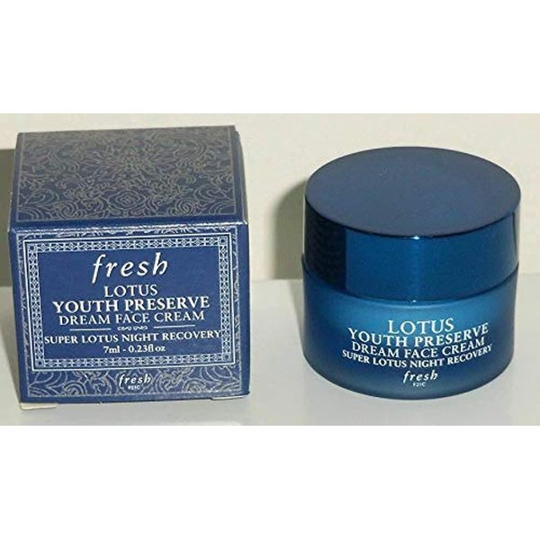 Fresh Lotus Youth Preserve Dream Face Cream - Super Lotus Night Recovery - .23 oz. Trial Size