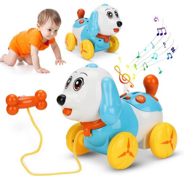 Baby Musical Puppy Toys, Learning Educational Dog Toys for Toddlers, Early Developmental Gift Toys for Boys and Girls
