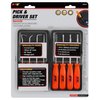Performance Tool W941 8-Piece Specialty Pick/Driver Set, Precision Pick & Hook Set with Scraper