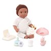Lullababy – 9-Pc Baby Doll Changing Set – Diaper, Baby Wipes & Stacking Rings – 14-inch Baby Doll Accessories – Pretend Play – Toys for Kids Ages 2 & Up – Baby Doll Play & Care Set