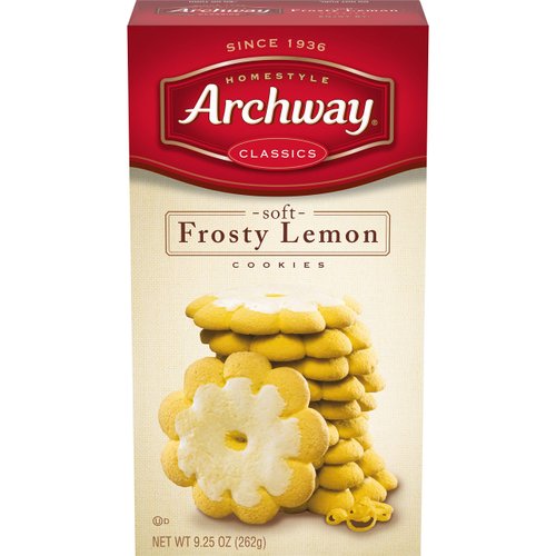 Archway, Frosty Lemon Cookies, 9.25oz Box (Pack of 2)