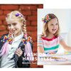 Pride Day Hair Bow Clips Exquisite Rainbow Girl Bow Clip Gay Pride Bow Alligator Clips Glitter Rhinestone Bowknot Hairpin Festive Hair Decoration for Girls Toddlers Kids Women 2Pcs