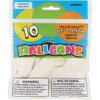 White Latex Balloons, 12" (10-Pack) - Premium-Quality & Vibrant Party Decorations, Perfect for Any Celebration