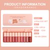 Alisesun 10 Colors Lip Tint Stain Set, Korean Plumping Lip Gloss Watery Lip Stain, Multi-use for Mini Liquid Lipstick & Cheek Tint Long Lasting Vivid Color # 03