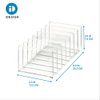 iDesign The Sarah Tanno Collection Plastic Cosmetics and Makeup Palette Organizer, 7-Compartment, Clear