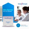 Safe n' Simple Skin Barrier Sheets - 4" x 4" Individually Wrapped Packets - Protective Stoma Skin Barrier Sheet - Hydrocolloid Medical Ostomy Barrier Sheet - Skin Adhesive Sheets for Ostomy Protection