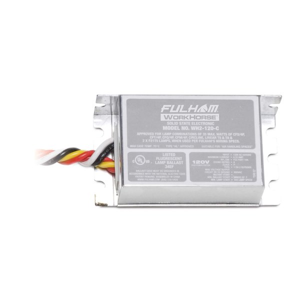 Fulham Lighting WH2-120-C Workhorse 2 Versatile Fluorescent Lamp Ballast, 120V