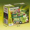 Deserthome Dinosaur Truck Toys for Kids, Stair Climbing Dinosaur Track Toy Car, Dinosaur Car Carrier Truck Toy with 3 Dinosaurs,Toddler Birthday Gifts with Music & Lights for 3 4 5 Year Old Boys