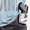 OWB Holster - Black Carbon Fiber (Right-Hand, Desert Baby Eagle III .45 ACP Steel Frame)