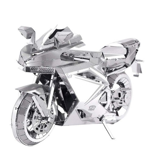 Piececool 3D Metal Puzzles for Adults, DIY 3D Motorcycle Model Kits, Brain Teaser Puzzles for Teen Students Men Craft Kits Toys, Great Birthday Gifts, 72 Pcs