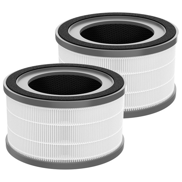2 Pack Vista 200 Replacement Filter Compatible with LEVOIT Vista 200 Air Puri-fier, 3-in-1 H13 True HEPA Filter, High-Efficiency Activated Carbon Filter, Vista200-RF