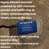 ATWATER Charcoal Facial Cleansing Bar for Oily to Combination Skin, Sulfate Free Rich Lathering Charcoal Face Soap; Gentle Face Cleanser for Daily Use; Natural Men’s Face Wash - 142 grams / 5 oz