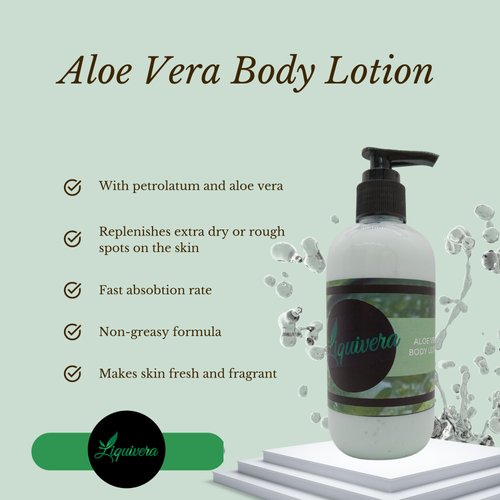 Liquivera Coconut Lime Verbena Scented Body Lotion with Aloe Vera, 8 Oz