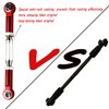 Upgrade XZSNLYZ Metal Turnbuckles/Camber Link for 1/10 Traxxas Slash 2WD/4X4, Rustler 2WD/4X4, Hoss 4x4, Stampede 4X4/2WD VXL, Nitro Slash/Rustler, X-01, Bandit/VXL, Bigfoot RC Car Parts. RED