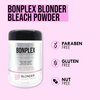 Bonplex Blonder Bleach Powder, Multiple Clear Blonde Results, Dust Free, Reduced Odor, Less Scalp Damage, 17.6 oz