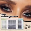 DIY Eyelash Extension Lash Clusters 120 Clusters False Eyelash 3D Effect Individual Natural Lashes Set at Home Eyelash Extension Kit Lashes Pack Volume Cross Mixed