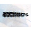 Slim pearl and crystal banana hair claw clamp clip