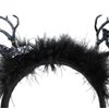 YOVECATHOU Halloween Branch Bat LED Light Up Hair Band For Women Men Halloween Cosplay Costume Props