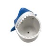 Kids Toothbrush Holder Toothbrush Organizer – Durable Silicone Animal Tooth Brush Holder – Easy to Clean Toothbrush and Toothpaste Holder – Toothbrush Holders for Bathrooms by Lily’s Home - Shark