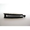 Generic Black sparkly banana hair claw clip with clear crystals rhinestones