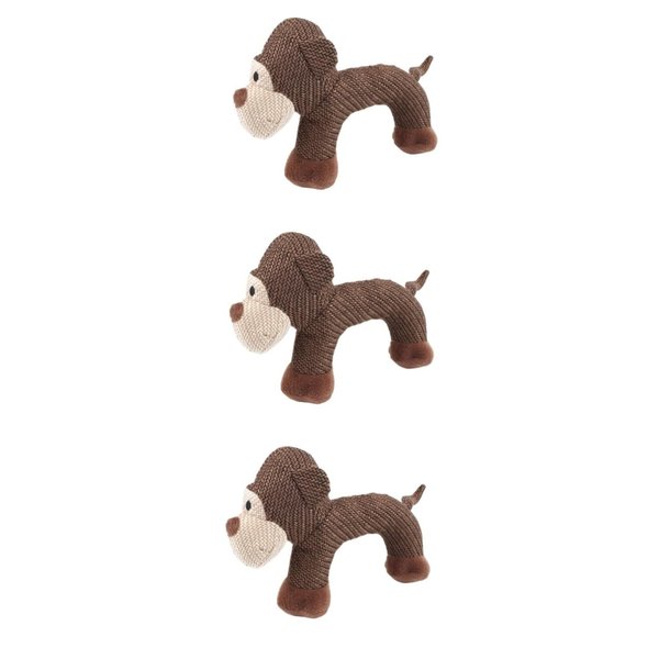 Angoily 3 Pcs Educational Toys Puppy Chewing Stick Dog Bite Toy Dog Plush Toy Themberchaud Plush Pet Chew Toys Dog Molar Toy Plush Chewing Toy Pet Teething Toys Vocalize Pet Supplies
