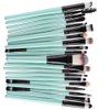 KOLIGHT 20pcs Cosmetic Makeup Brushes Set Eyeshadow Lip Brush for Beautiful Female (purple)