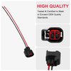 Fuel Injector Pigtail Connector Plug Wire EV6 EV14 Fit for Ford F-150 F-250 Crown Victoria Mustang Pigtail Harness (8 Pcs)