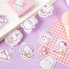 Small Rabbit Stickers, Obujopal 45Pcs Cute Animal Stickers for Scrapbooking Journaling Planners Laptop Diary Planner Collage Envelope Phone Case DIY Art Crafts Decoration