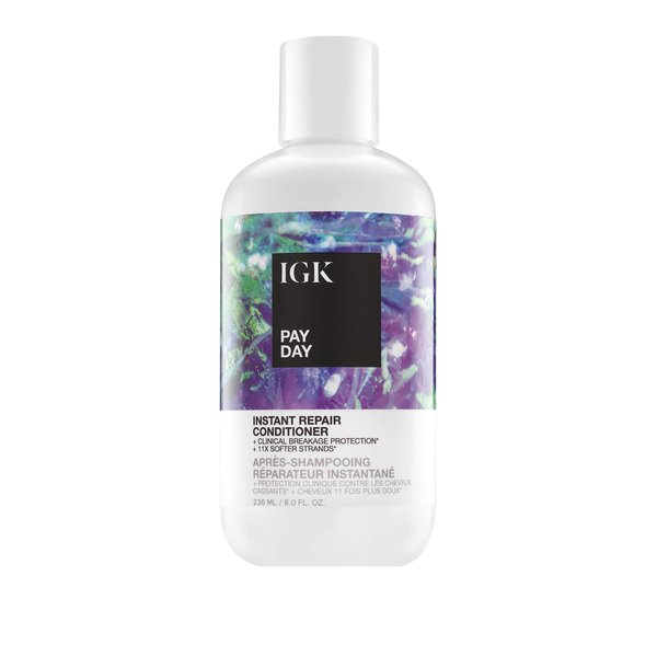 IGK PAY DAY Instant Repair Conditioner | Bond-Building + Damage Repair | Vegan + Cruelty Free | 8 Oz