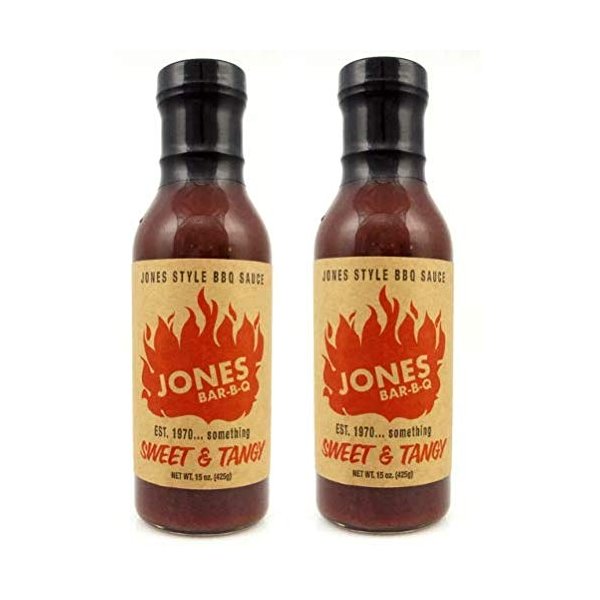 JONES BAR-B-Q - Original Sweet & Tangy BBQ Sauce - 2 Pack