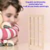 SPYMINNPOO Dollhouse Window, 1:12 Dollhouse Mini Furniture Miniature Model Wooden 12 Pane Blank Window DIY Accessories Sportinggoods Doll Accessories(Plain£©