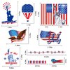 4th of July Temporary Tattoo Kids : 10 Sheets Tattoo Stickers Complete Independence Day Collection, these patriotic tattoos are perfect for Memorial Day and all your 4th of July decorations. (M series)