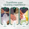 CLEANOMIC Foaming Dish Soap Tablets (6 Pack) - Dish Soap for Manual Dish Washing, 6 Concentrate Tablets for Dish Washing (Lime Scent)