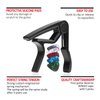 WINGO Guitar Capo for Acoustic and Electric Guitars with 5 Picks for Free, Black.