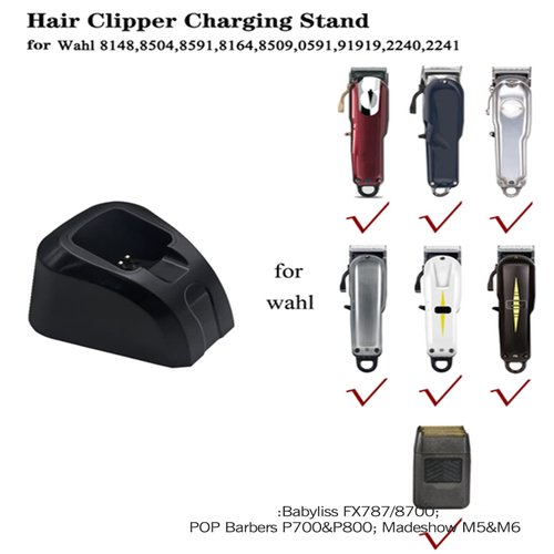 Hair Clippers Charging Stand for Wahl, Magic Clip Hair Clipper Senior Cordless Clipper Charging Dock Storage Station Base