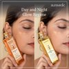 Auravedic Kumkumadi Oil & Skin Oil Combo | Saffron, Turmeric and Winter Cherry Infused Face Moisturizer | Hydrating & Moisturizing | for All Skin Types | 3.38Fl Oz (100ml)