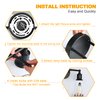 Eietonte 3-Light Vanity Light Fixture, Industrial Black Wall Sconce Light Fixture, Farmhouse Bathroom Wall Lighting for Over Mirror, E26 Base Wall Lamp for Bathroom Bedroom Hallway (Bulb Not Included)