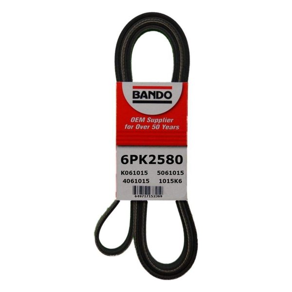 ban.do 6PK2580 OEM Quality Serpentine Belt