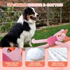PAWSPURR Squeaky Dog Toys, Soft Plush Stuffed Dog Toy with Crinkle Paper, Indestructible Dog Chew Toys for Aggressive Chewers (Longhand Pig)