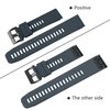 ZEROFIRE Compatible with Garmin Fenix 5 Watch Band Replacement, 22mm Silicone Band for Fenix 7/Fenix 6/Fenix 6 Pro/Fenix 5 Plus/Forerunner 945/Forerunner 935/Approach S62, Not Fit 5X, 5S