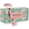 Face Roller Natural Rose Quartz Roller for Face Skin Care Face Roller - Aging Wrinkles,Puffiness Facial Skin Massager - Premium Authentic Jade Stone(Rose Quartz Roller)