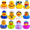 Rubber Ducks Toy Duckies for Kids,Baby Bath Toys, Toddlers Floater Duck Showers Accessories,Classroom Halloween Birthday Showers Time Party Favors Swimming Pool Toy Decoration Gift (12 Pack)