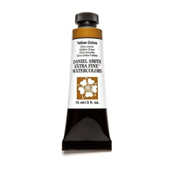 Daniel Smith Extra Fine Watercolor 15ml Paint Tube, Yellow Ochre (284600114), 0.5 Ounce (Pack of 1)