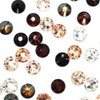 144 pcs (1 Gross) Swarovski 2058 Xilion Rose Crystal Flat Backs No-Hotfix Rhinestones Nail Art Brown & Peach Colors Mix ss5 (1.8mm) from Mychobos (Crystal-Wholesale) Round Tiny