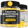 Creatine Monohydrate Gummies 5g for Men & Women, 7000mg with BCAA, Collagen Peptides, L-Taurine, Vitamin B12, D3, Chewables Creatine for Muscle, Delicious Natural Lemon Flavor, Sugar Free, 2 Pack